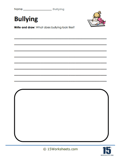 Bullying Worksheets - 15 Worksheets.com