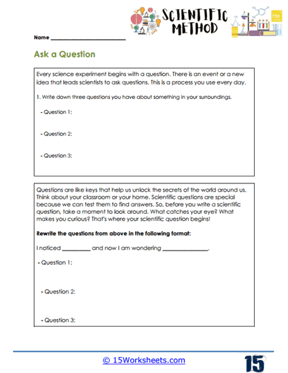 Scientific Method Worksheets - 15 Worksheets.com