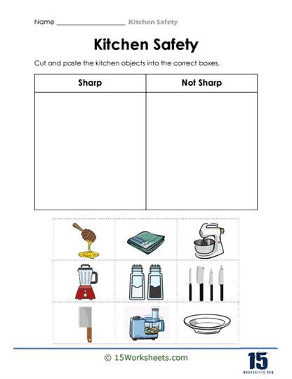 Kitchen Safety Worksheets - 15 Worksheets.com
