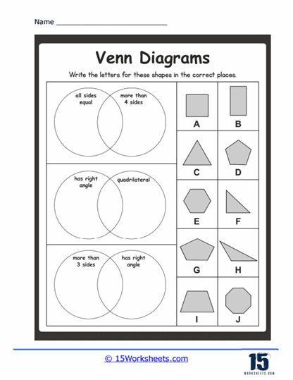 Venn Diagrams Worksheets - 15 Worksheets.com