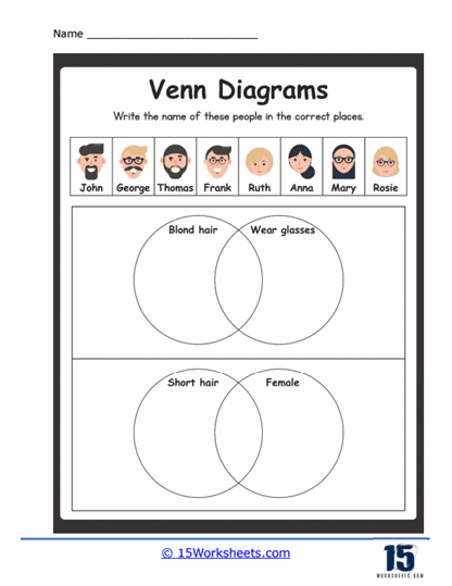 Venn Diagrams Worksheets - 15 Worksheets.com