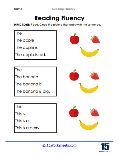 Reading Fluency Worksheets - 15 Worksheets.com