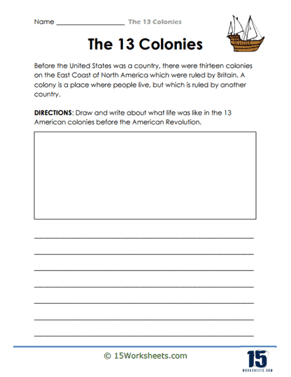13 Colonies Worksheets - 15 Worksheets.com