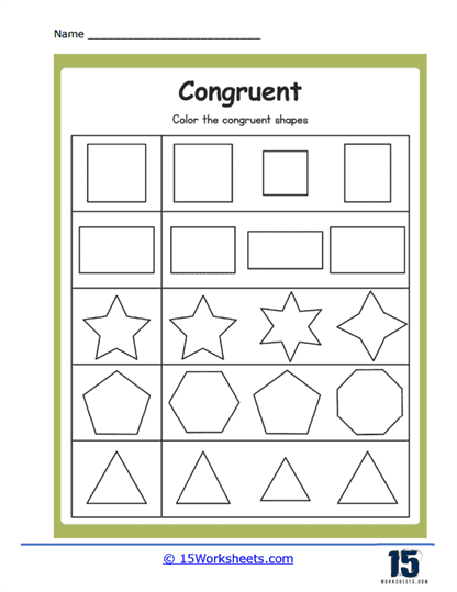 Congruent and Similar Worksheets - 15 Worksheets.com