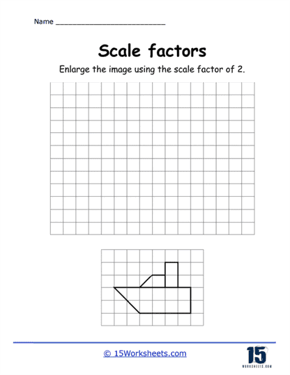 Scale Factors Worksheets - 15 Worksheets.com