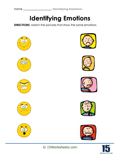 Identifying Emotions Worksheets - 15 Worksheets.com