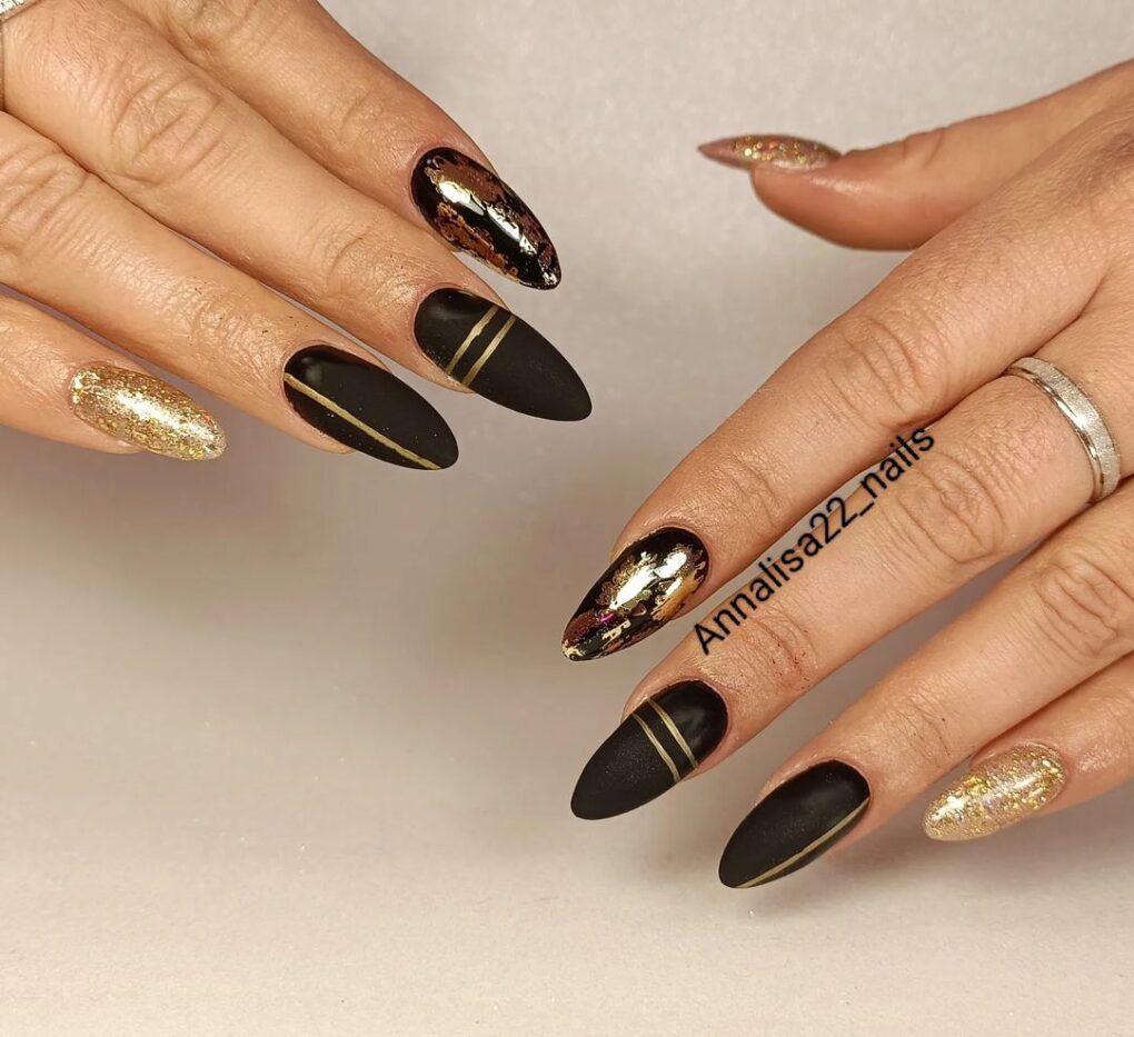 20 Black and Gold Ombre Nail Designs Nail it Right 160grams