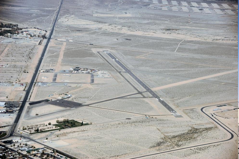 Landing at Hawthorne Airport