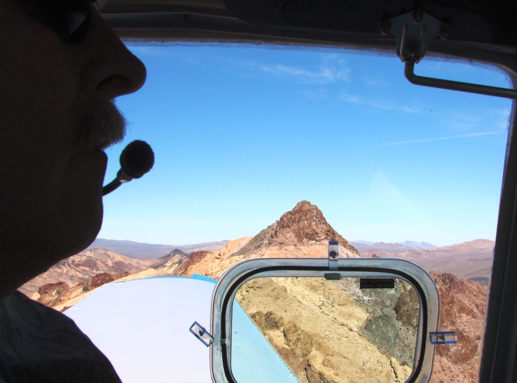Landing at Shoshone Airport