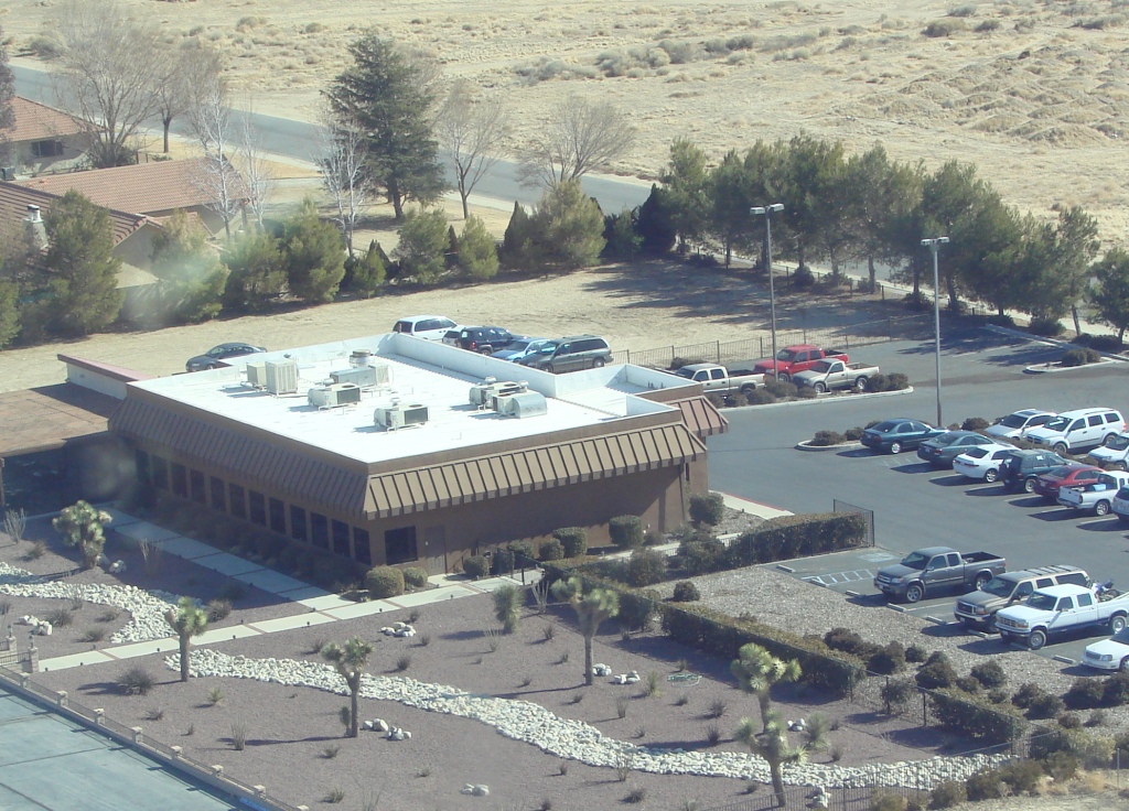 Landing at Rosamond California
