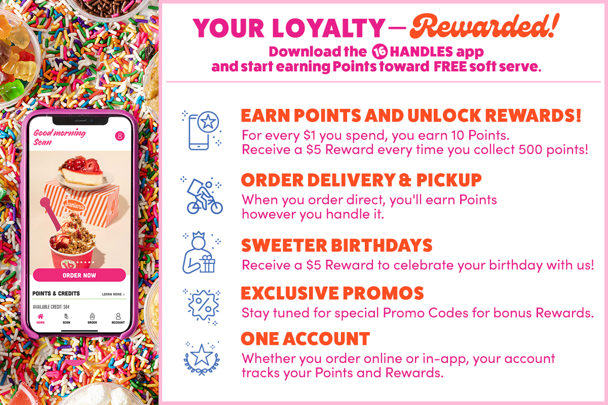 Rewards & App 16 Handles