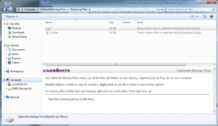 Carbonite Online Backup Review 2010
