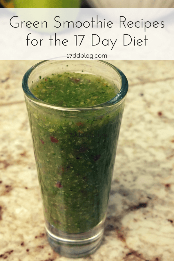 Can I Have Smoothies on the 17 Day Diet? (recipe) My 17 Day Diet Blog