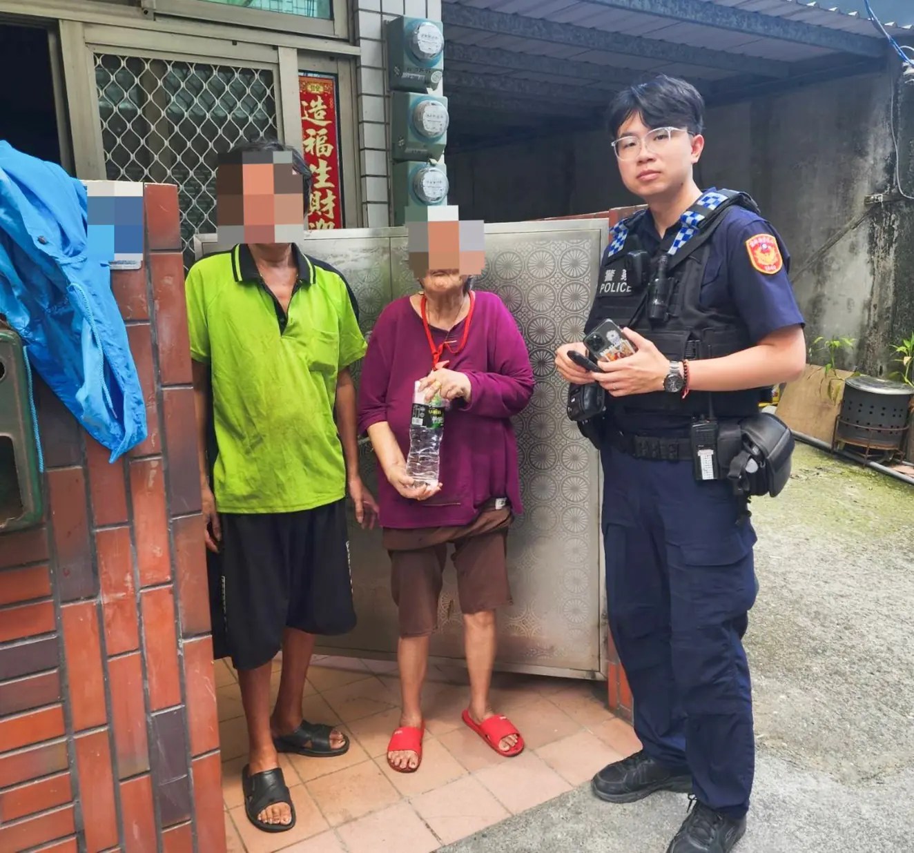 警方迅速協助迷途婦人　助失智長者平安返家
