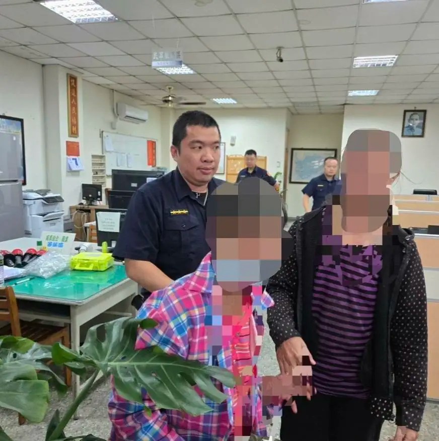 田尾老婦迷途騎到莿桐　警協助尋親助平安團聚