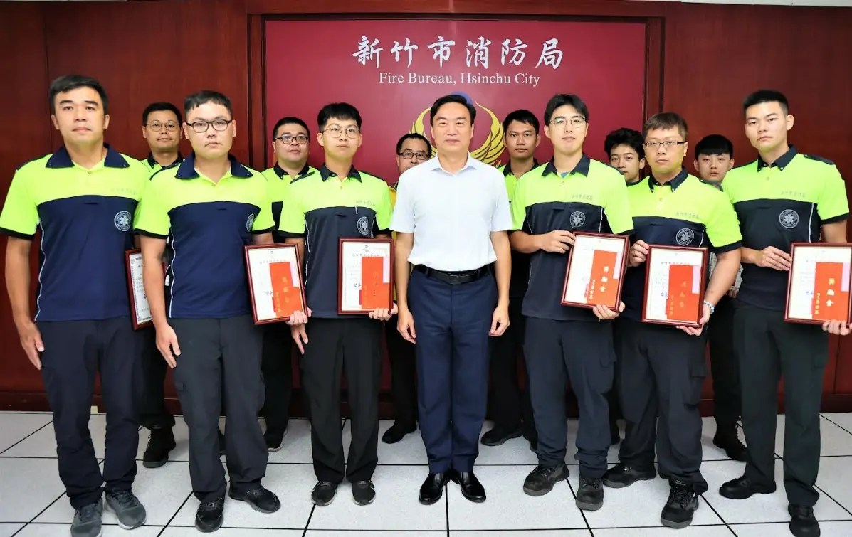 從倒下到康復！竹市消防局與時間賽跑 邱臣遠代理市長：展現同仁救護專業