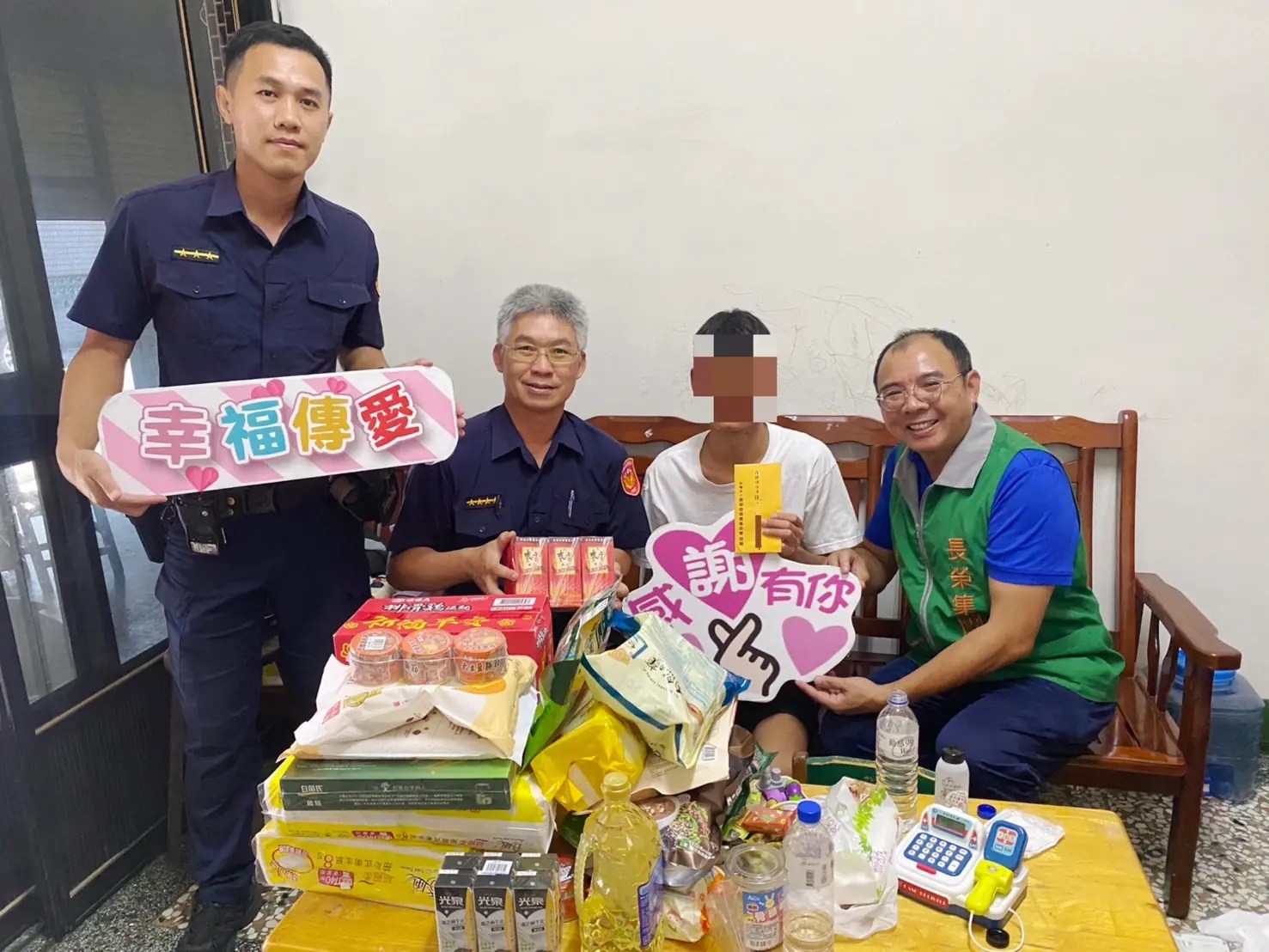 北港警協助弱勢家庭　轉介基金會急難救助