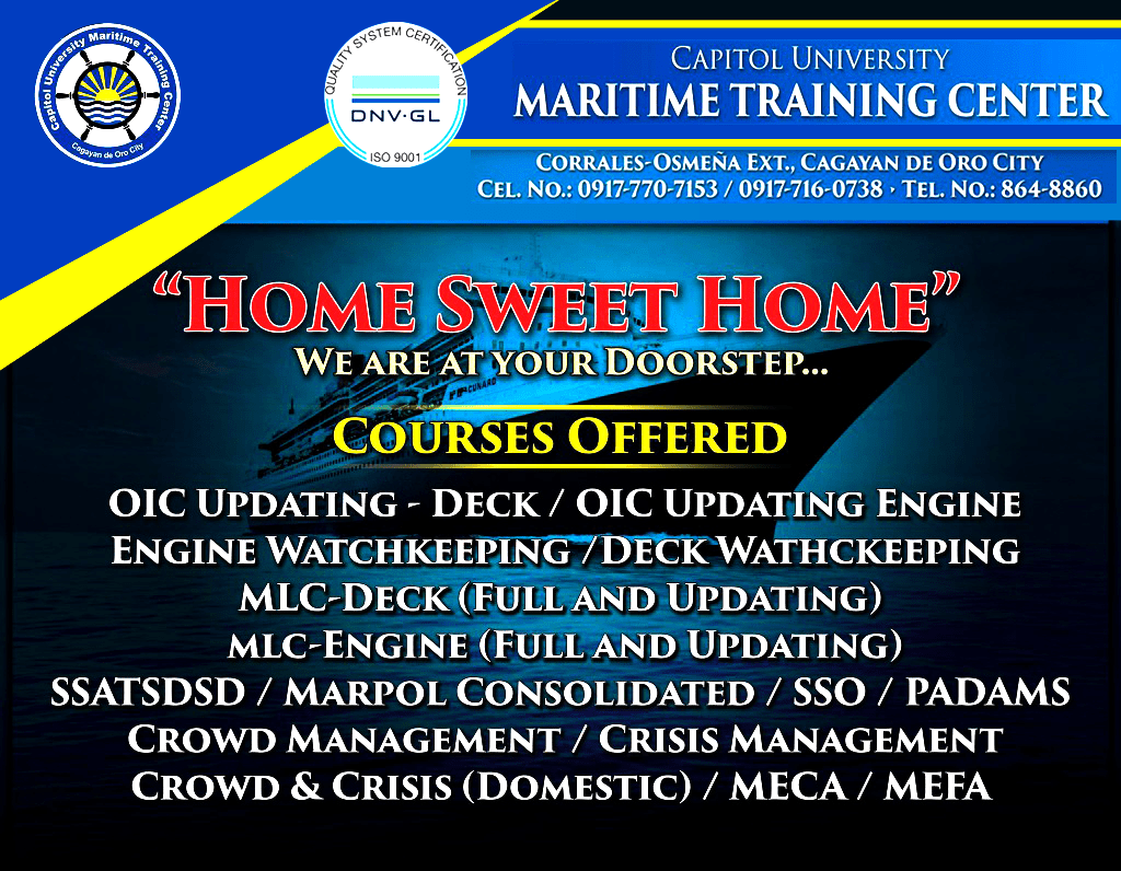 Maritime Training Center (MTC) Capitol University