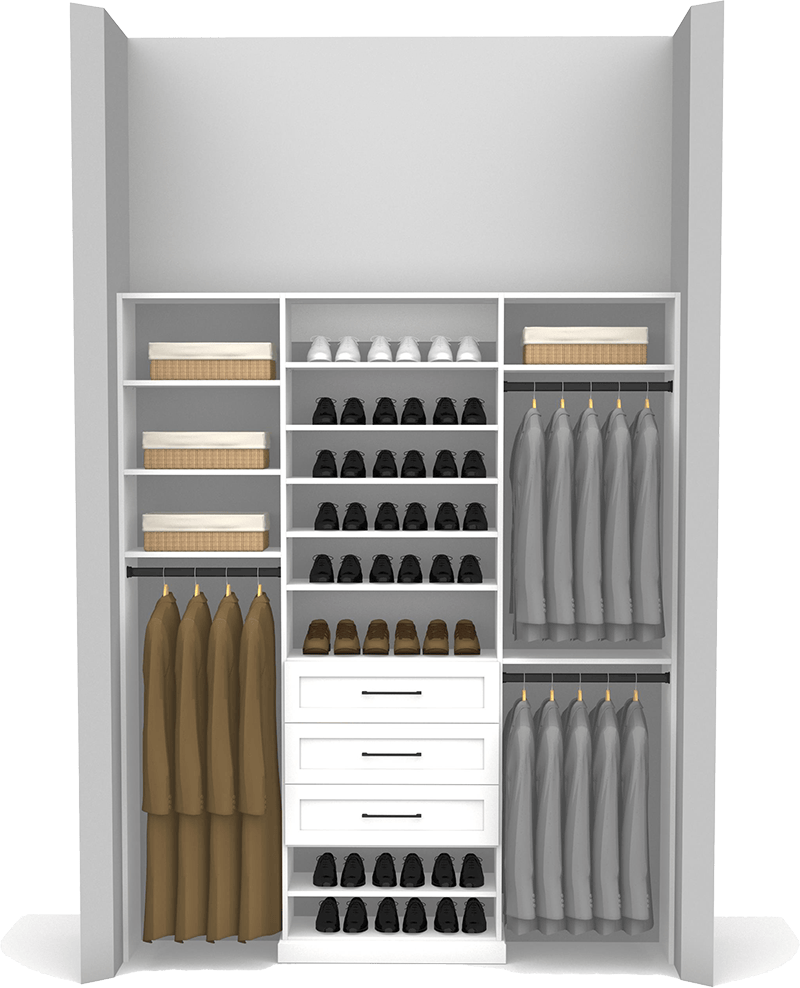 Custom Closet Design with 180 Closet Design in the DC Metro area