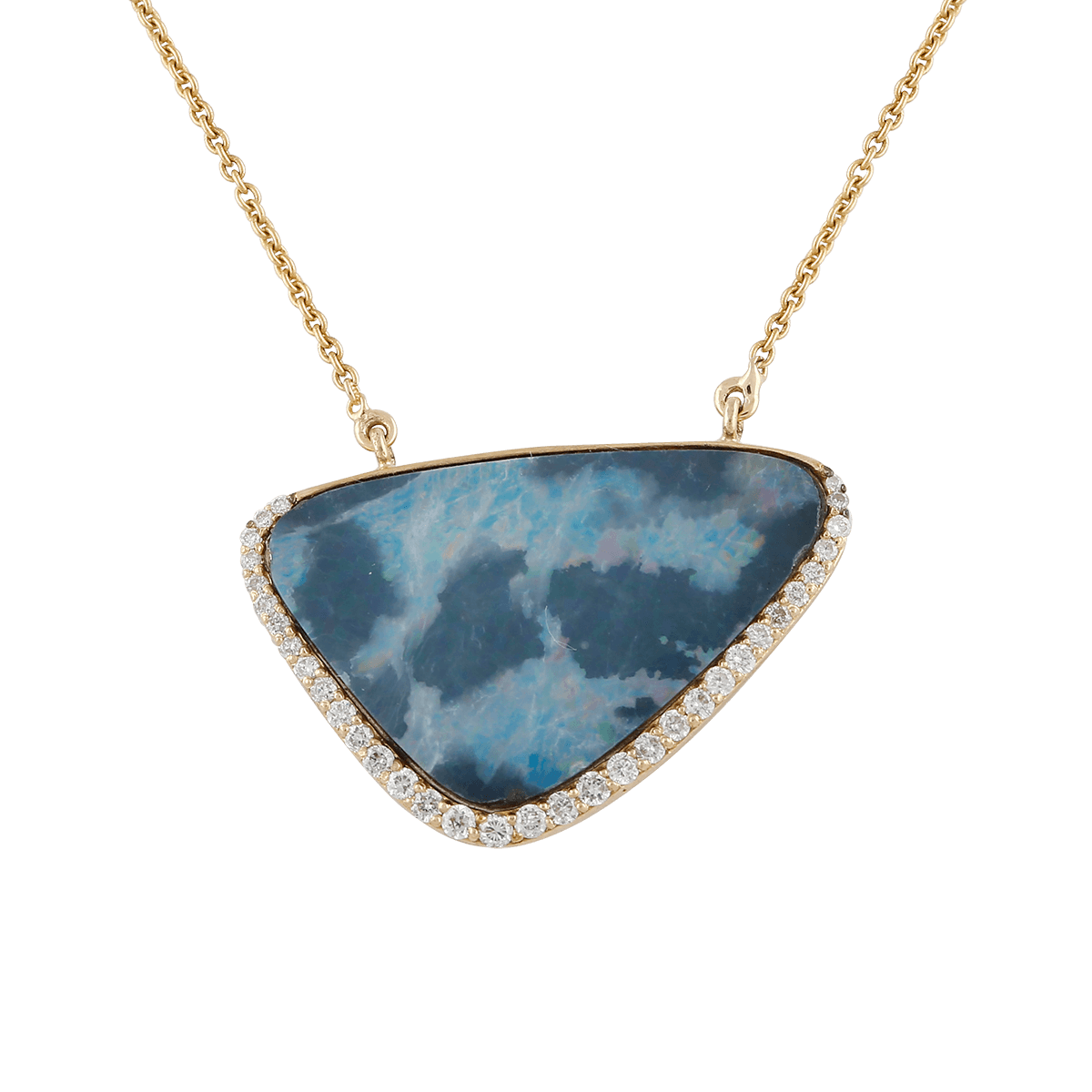 OPAL PENDANT NECKLACE 18 CARAT HOUSE