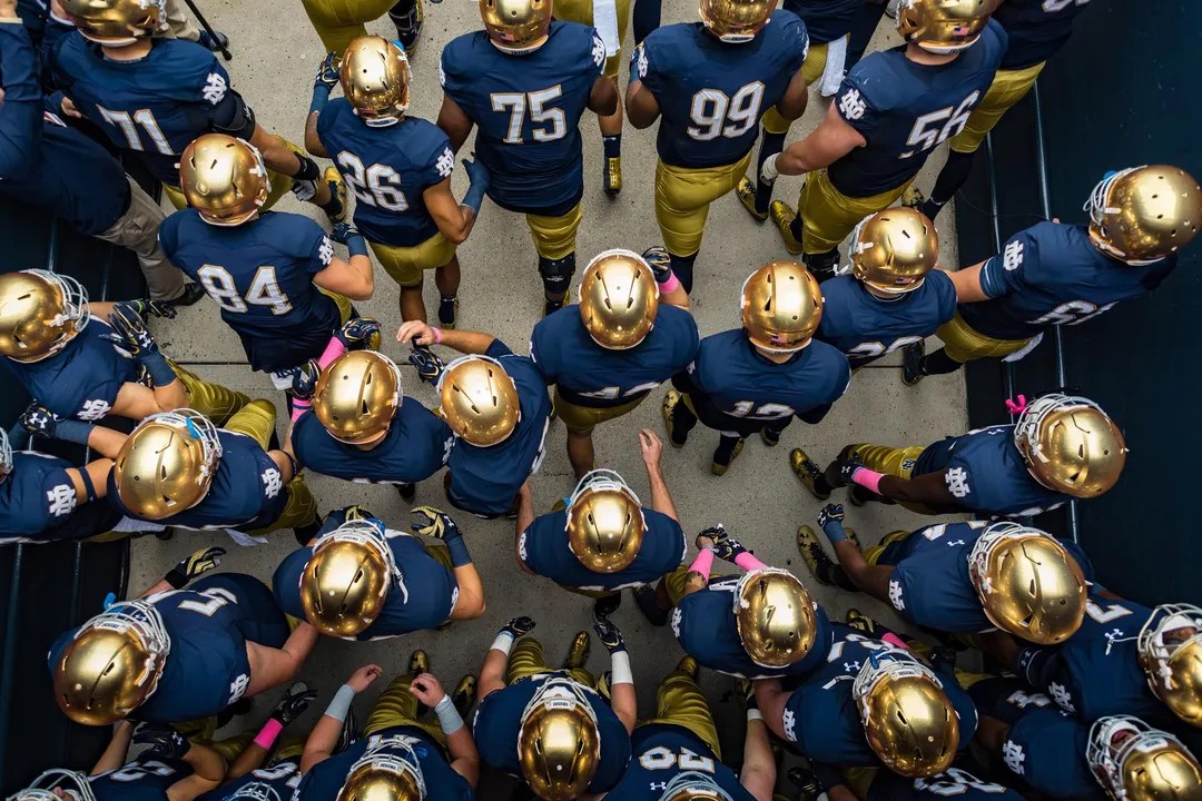 The Top 10 Best Decisions in Notre Dame Football History 4 18 Stripes