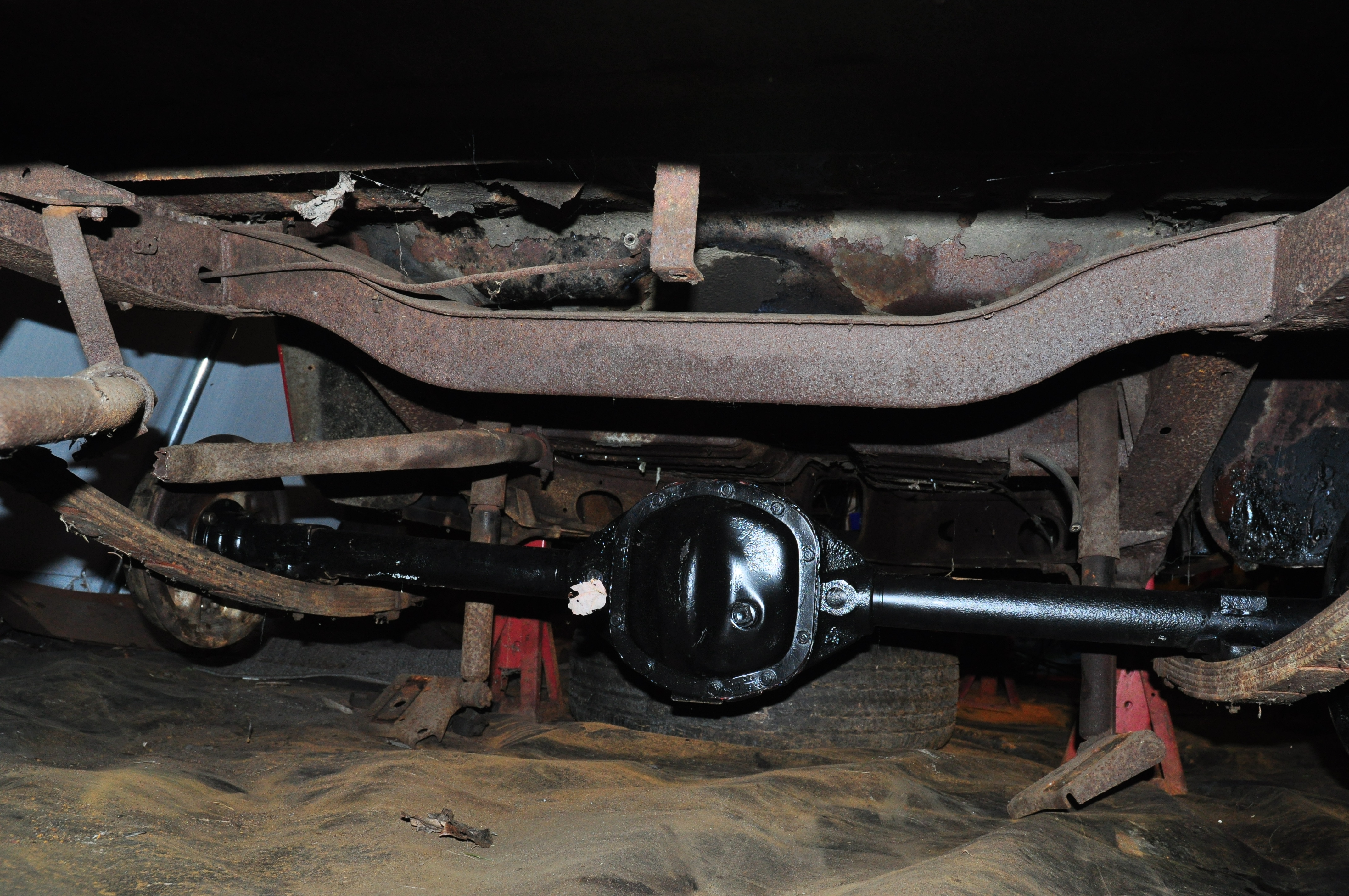 Rear brakes and differential rebuilt 1948jeepster