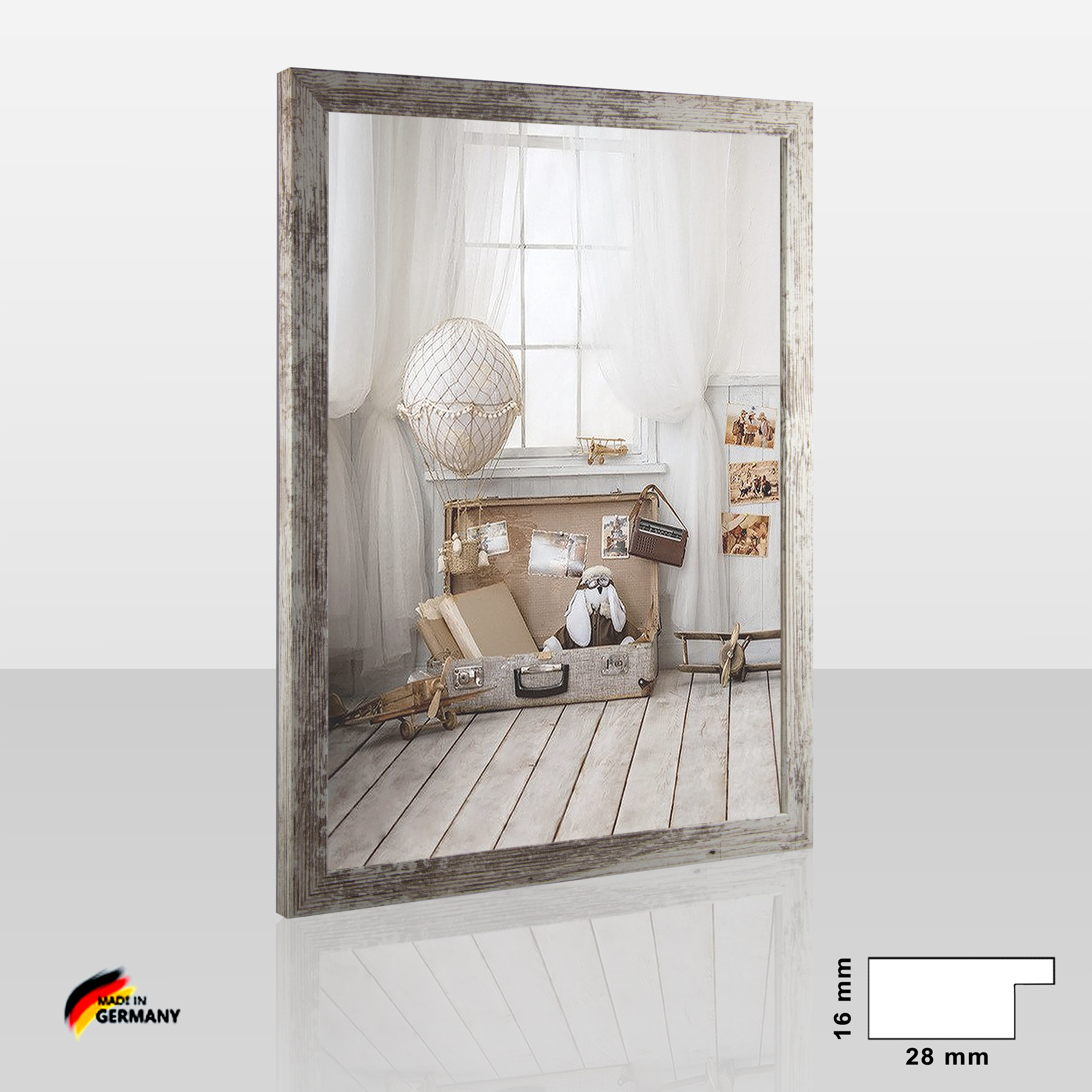 Bilderrahmen Orion 50X70 70X50 Holz Mdf Foto Poster Puzzle Verglasung Wählbar | Ebay