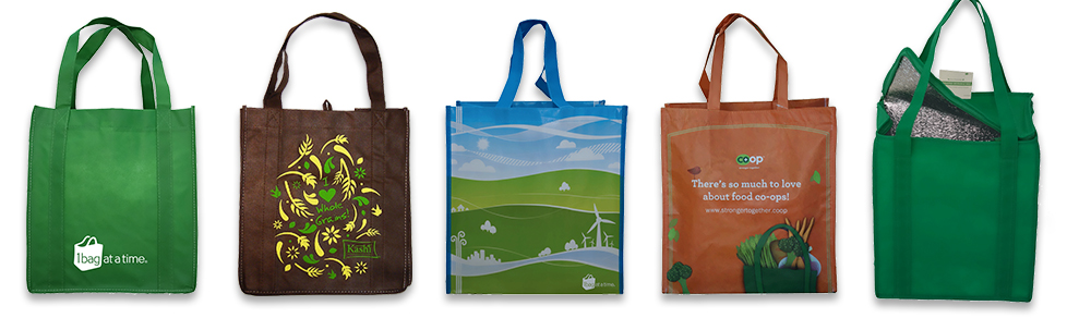 Wholesale Custom Printed Reusable Shopping Bags | 1 Bag At A Time