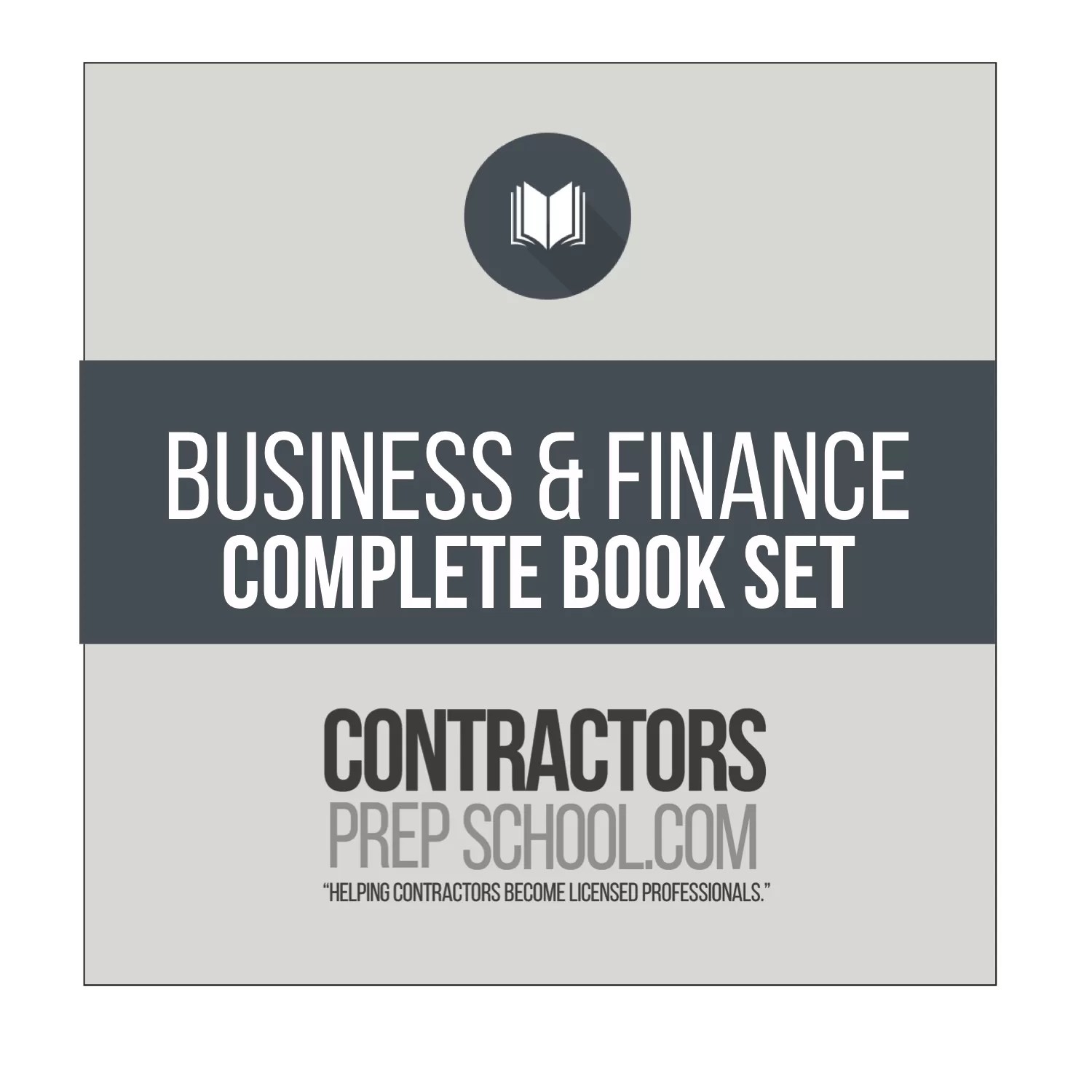 BUSINESS & FINANCE EXAM BOOKS (CILB) Contractors Prep School