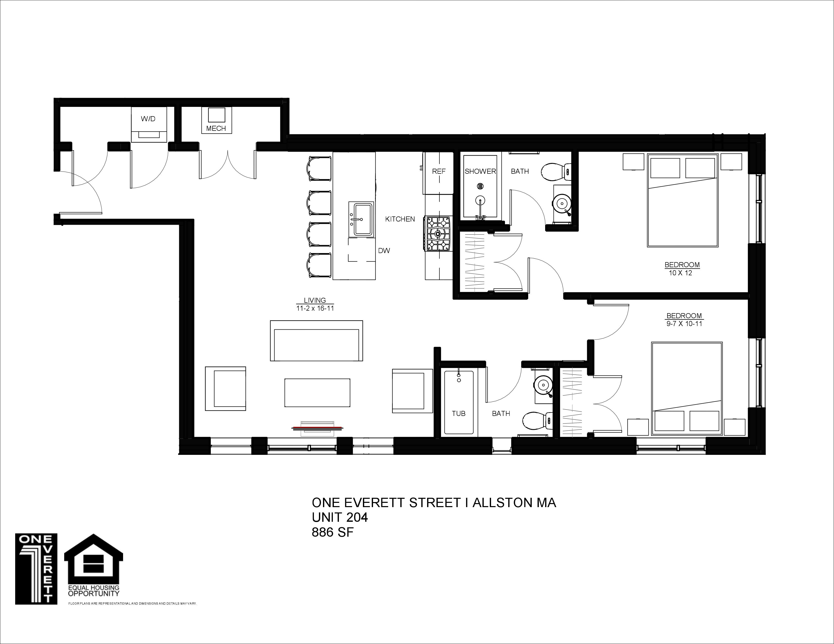 One Everett Allston Luxury Apartments Boston Landing