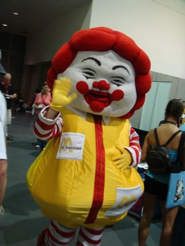 Fat Ronald McDonald - 1Funny.com
