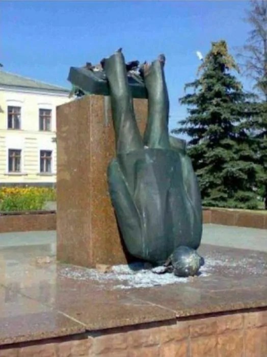 Fallen Statue