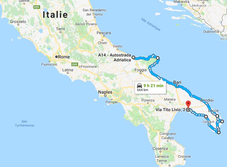 Carte Botte Italie Les Pouilles, au coeur de la botte italienne 1globe2trips