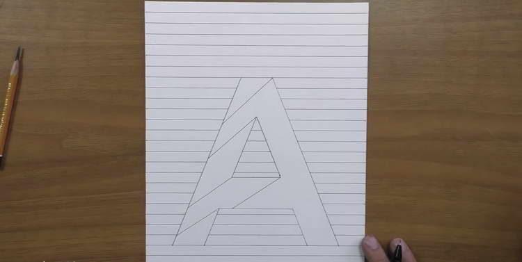 как рисовать объемные рисунки карандашом