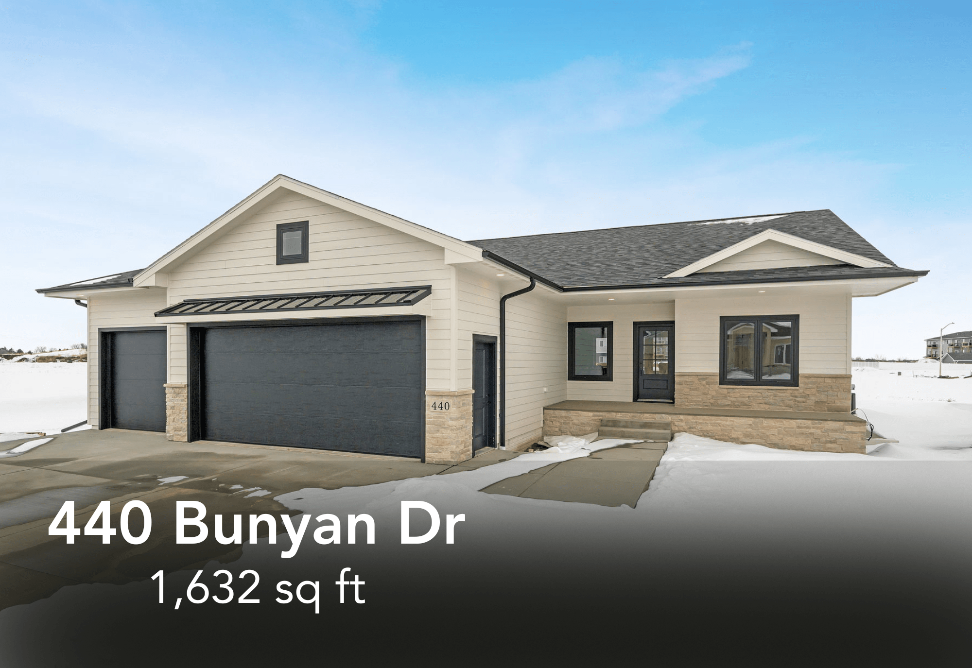 The Birch FOR SALE Mills Creek 440 Bunyan Dr. Sioux Falls, SD 1J Homes