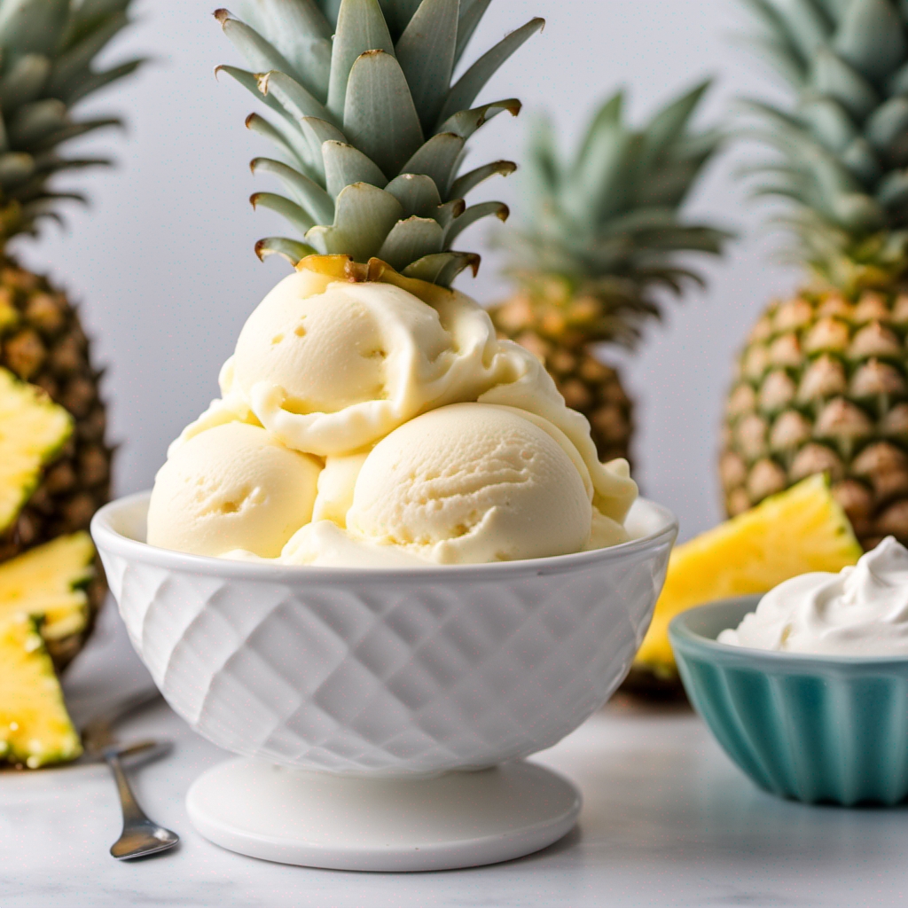 The Ultimate Homemade Pineapple Soft Serve Ice Cream Recipe 1k Recipes!