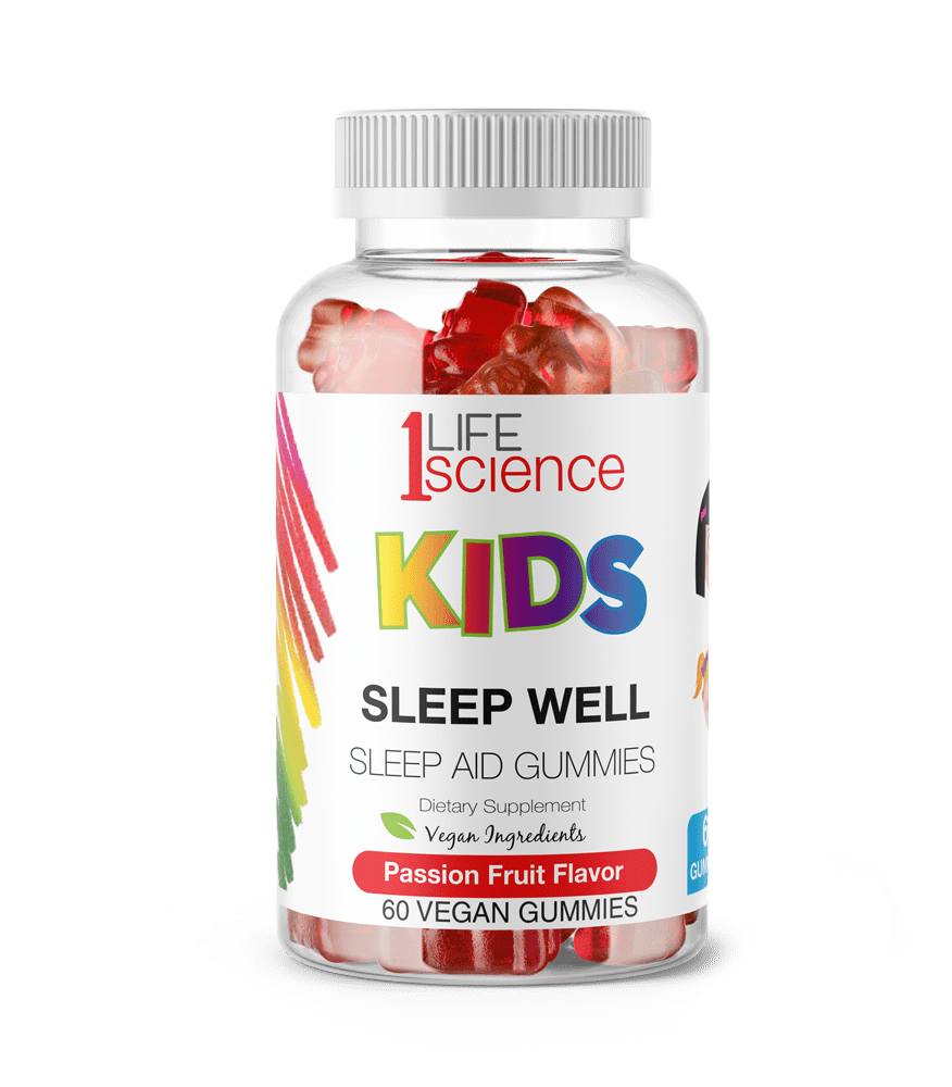 Kids Sleep Well Gummies 60 Vegan Gummies 1 Life Science