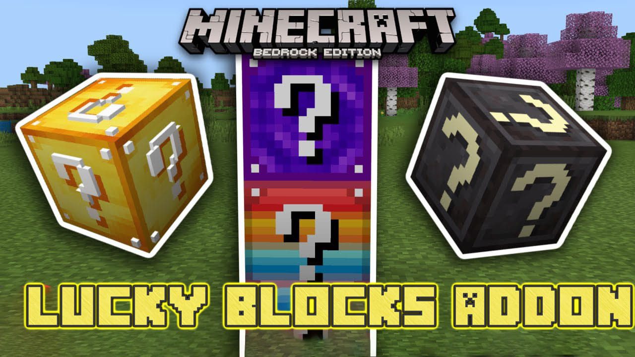 Lucky Blocks Addon Mcpe 1Minecraft