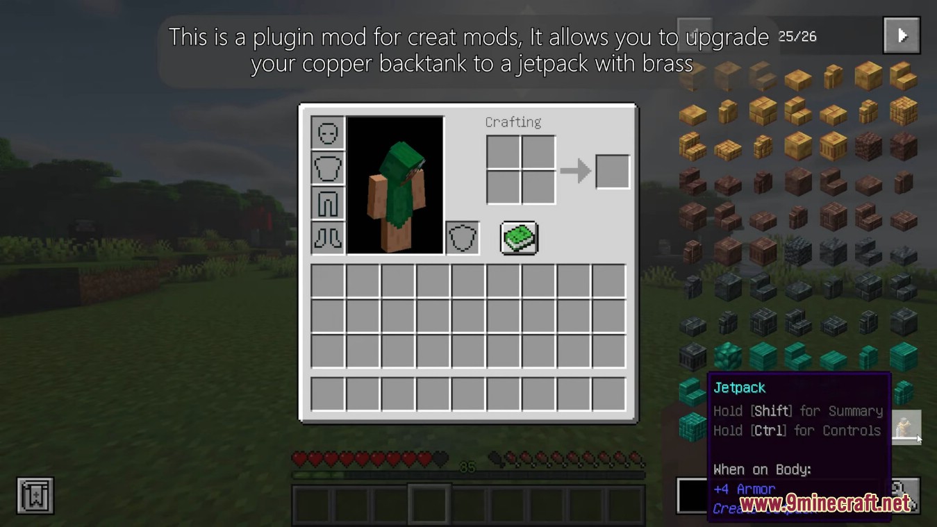 Create Jetpack Mod 1Minecraft