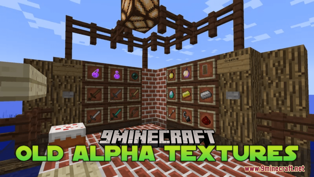 Old Alpha Textures Resource Pack 1Minecraft