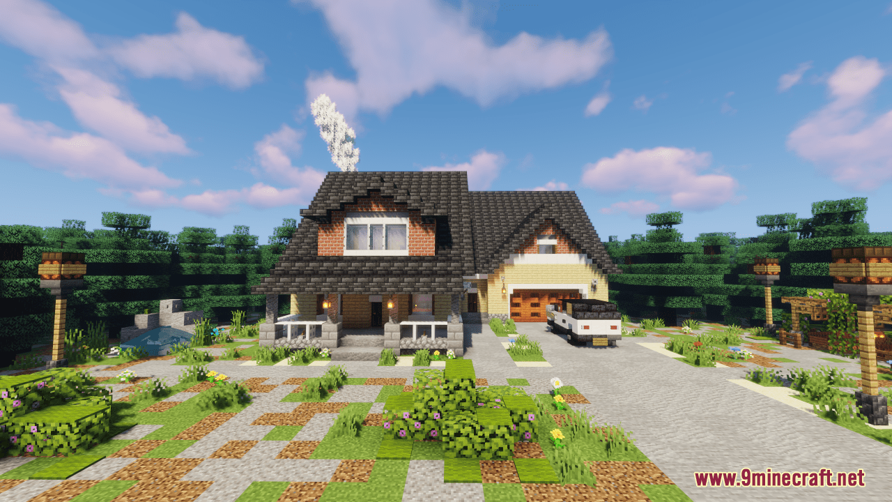Minecraft House Map 1Minecraft
