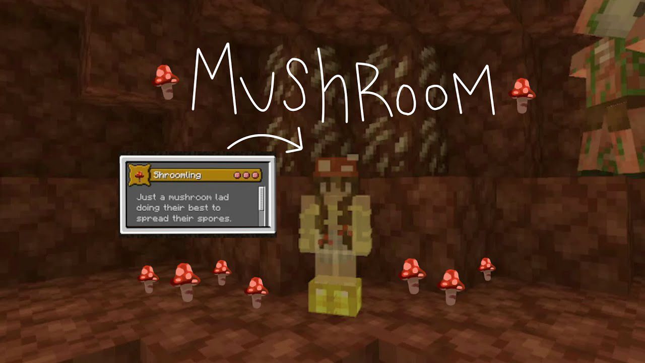 Mushroom Origins Mod 1Minecraft