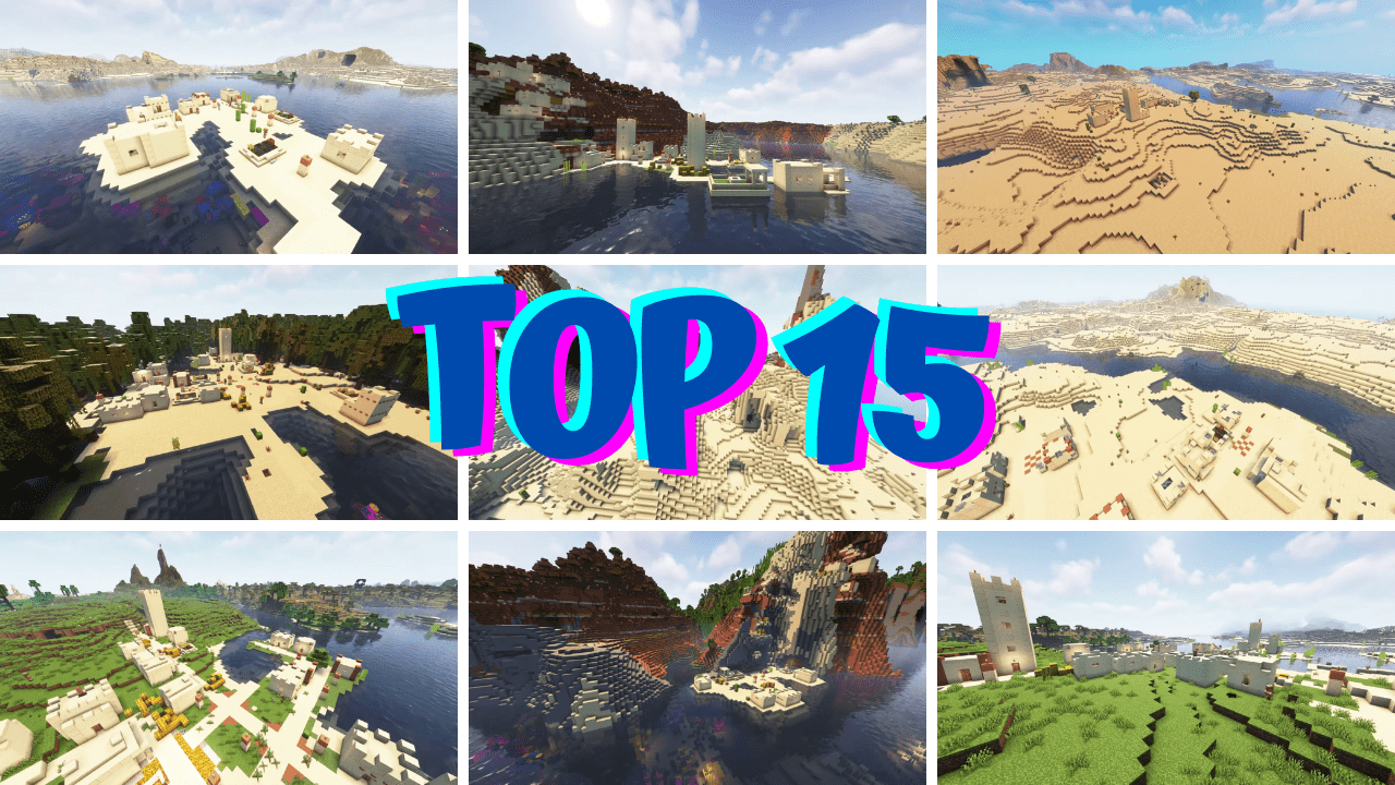 Top 15 Desert Village Seeds For Minecraft Java Bedrock Edition 1 20