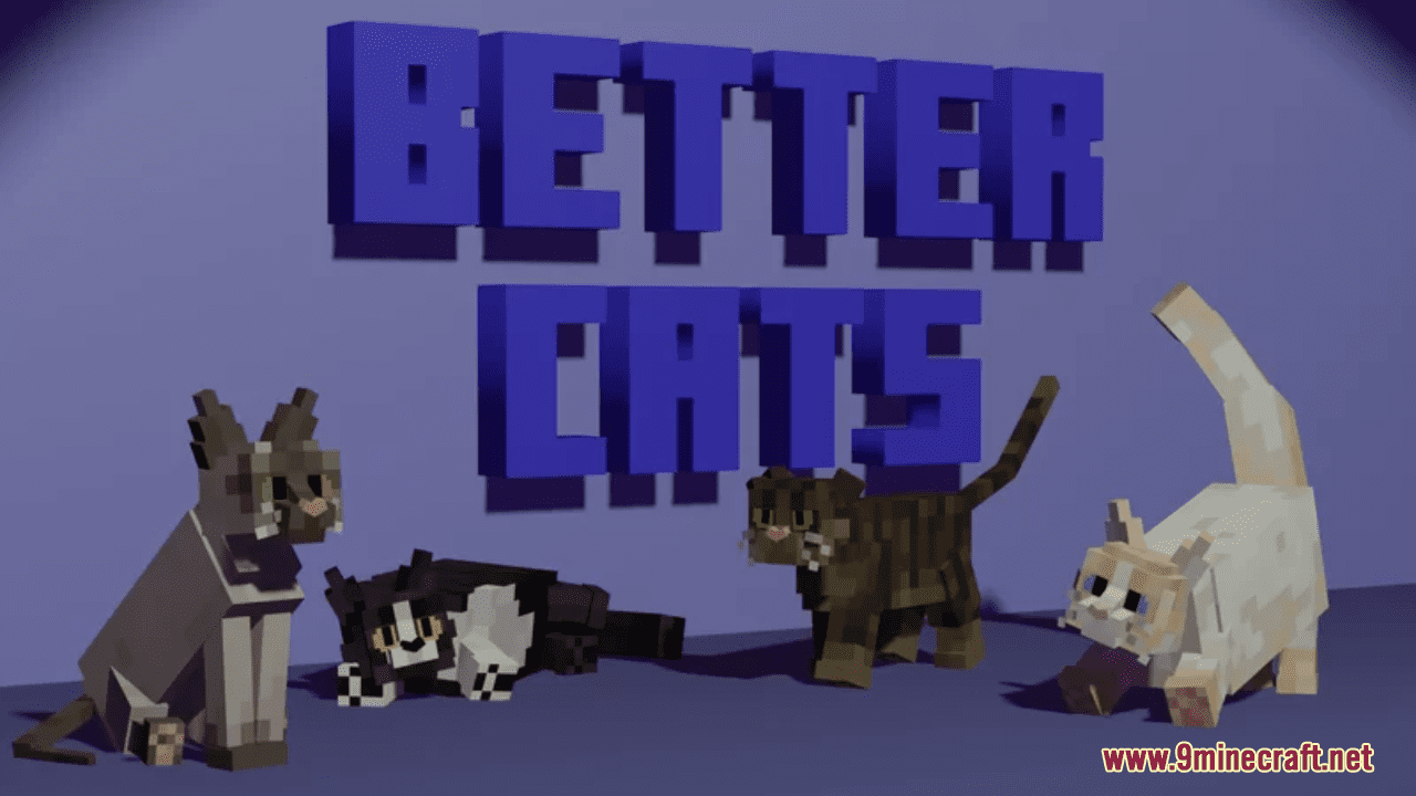 Better Cats Resource Pack 1Minecraft