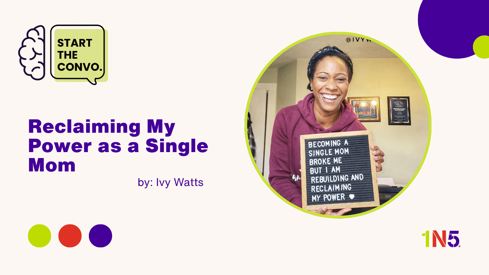 Reclaiming My Power as a Single Mom 1N5