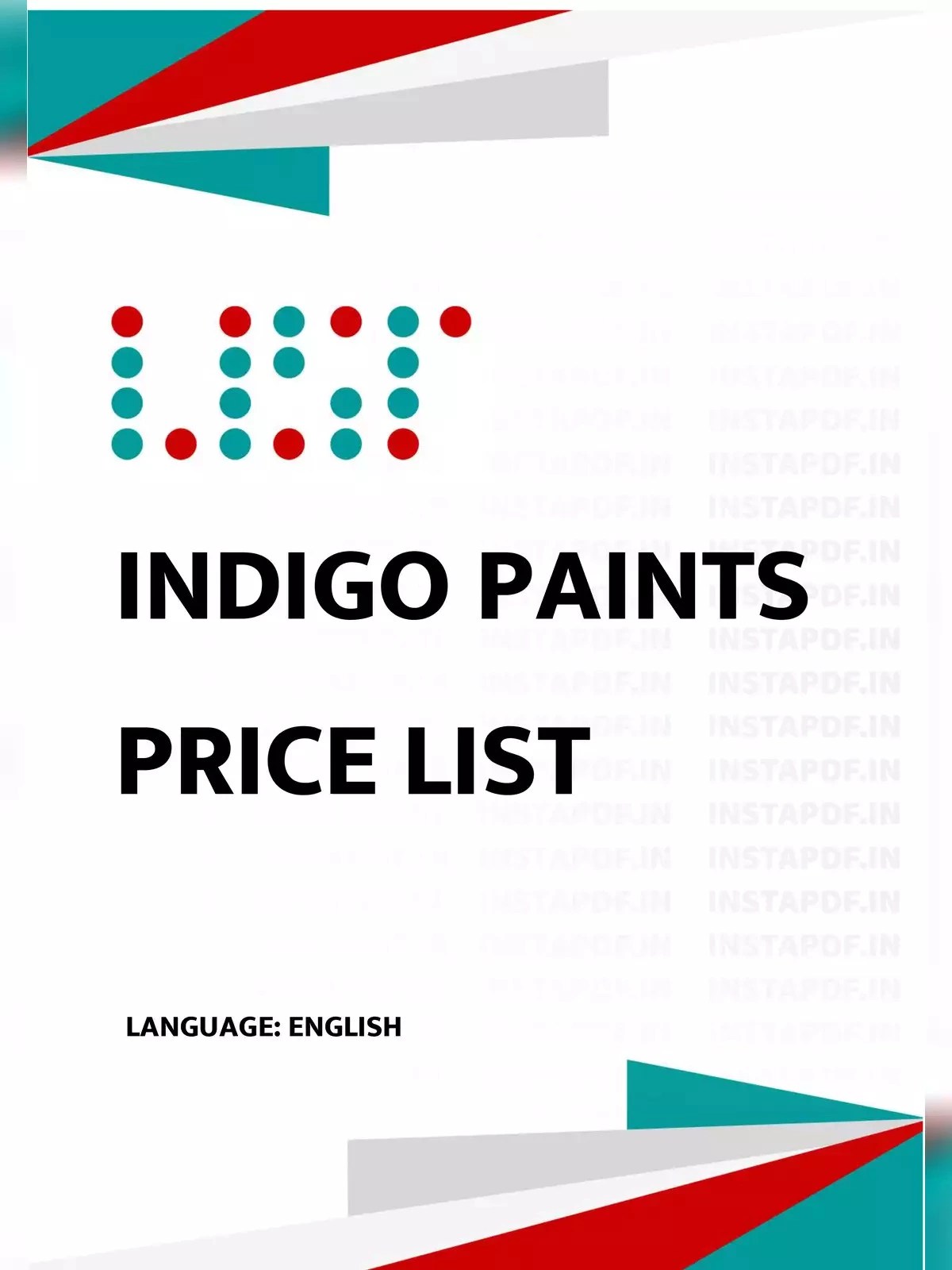 Indigo Paints Price List 2024 1PDF