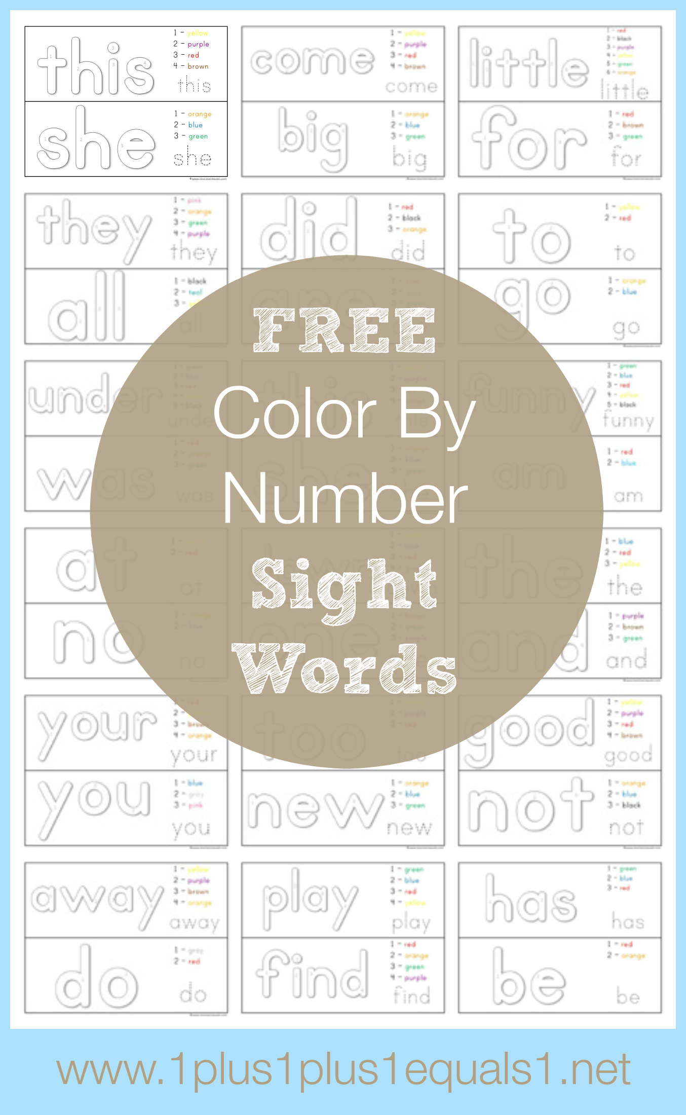 Preschool Printables Archives Page 2 of 3 1+1+1=1