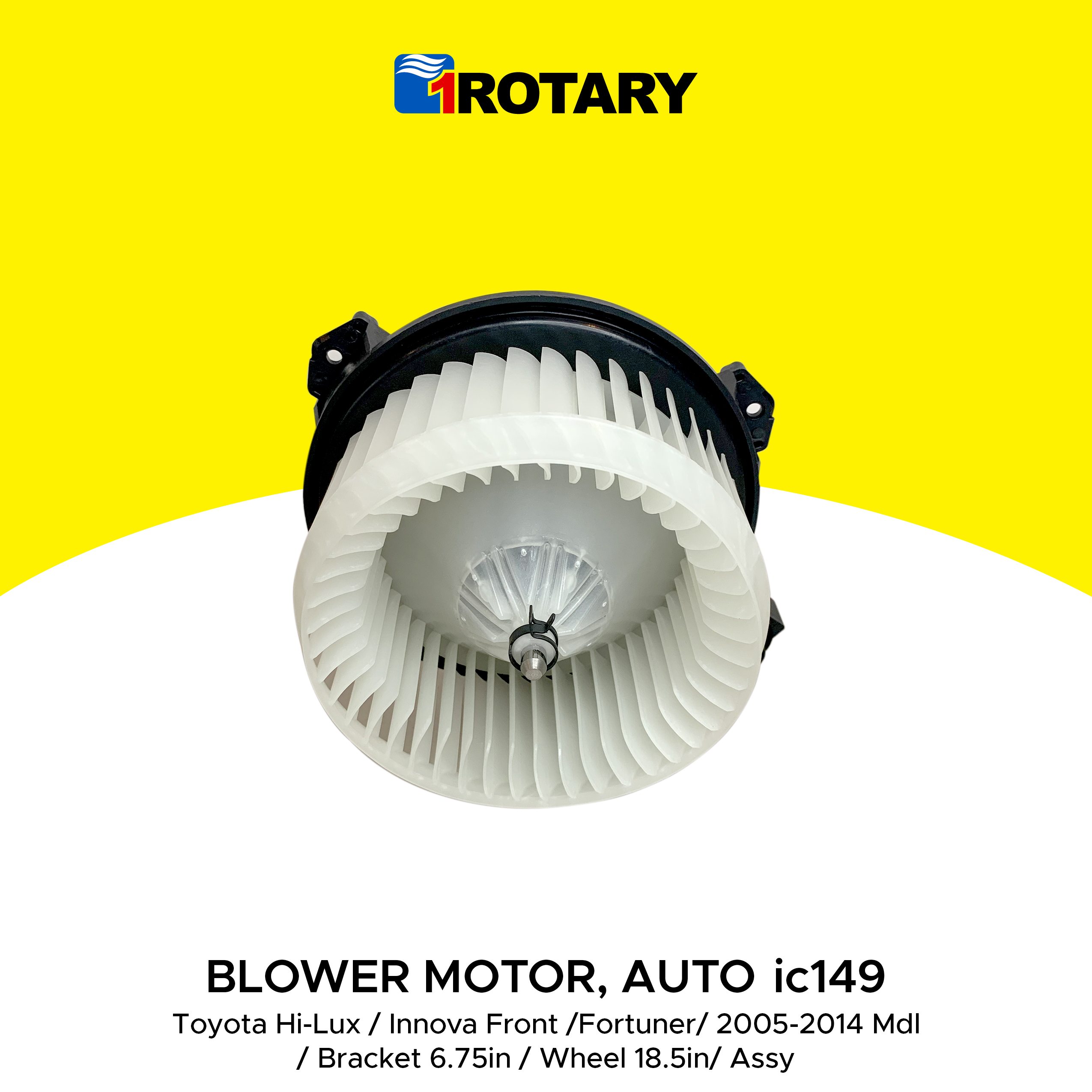 1Rotary Blower Motor Toyota HiLux / Innova Front /Fortuner/ 20052014