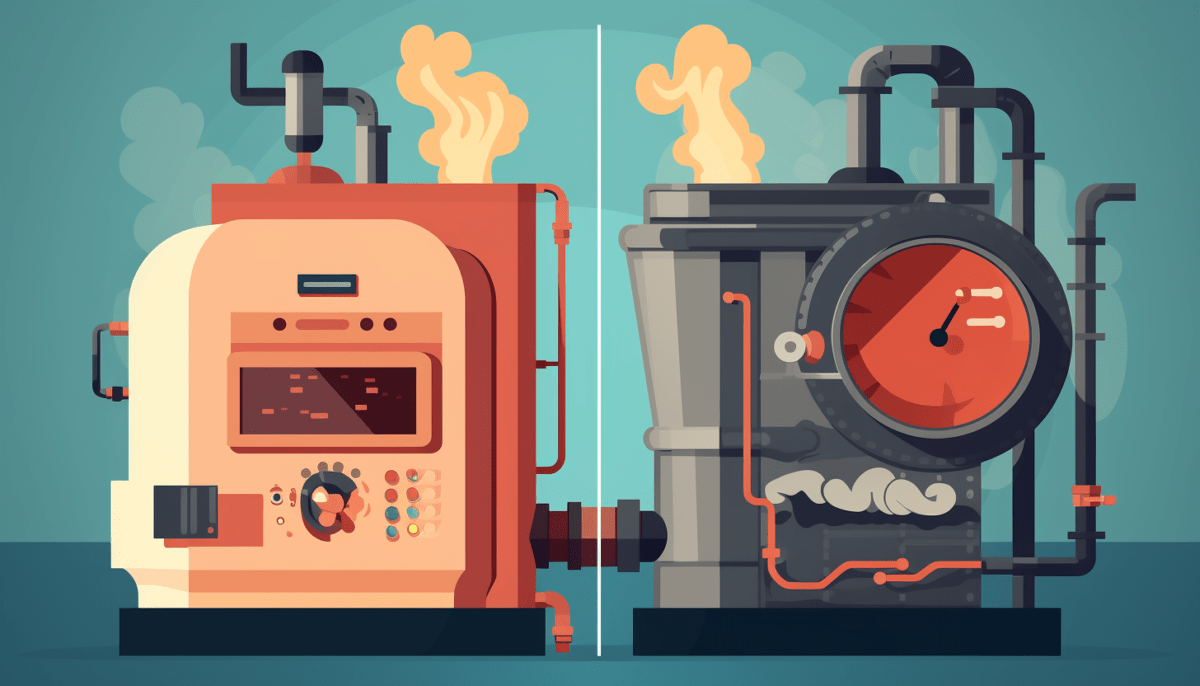 What is the difference between a boiler and a furnace? 1st Action