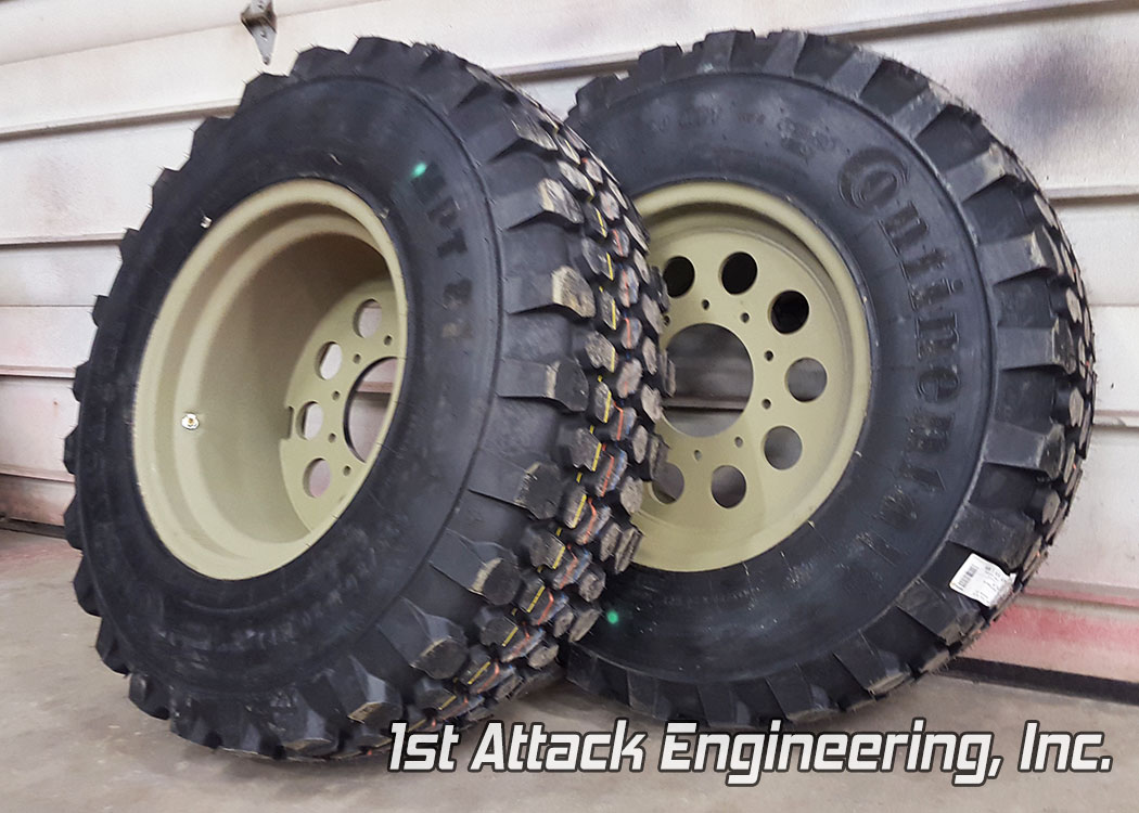 Continental MTP81 335x80 on super single rims front and rear 1st